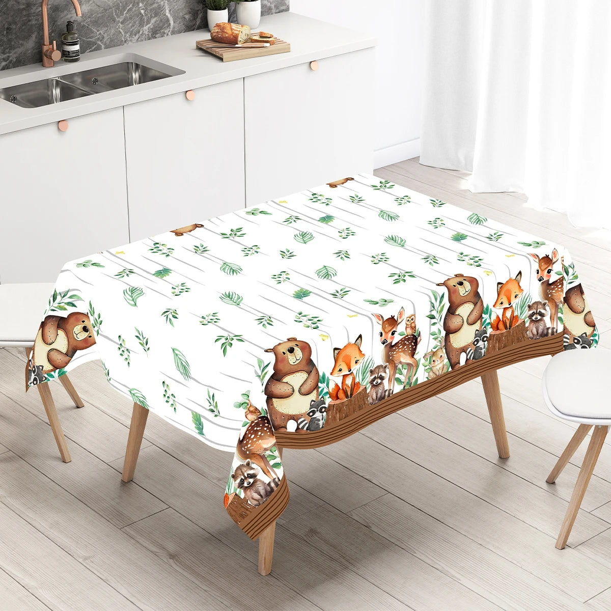 Woodland Animal Party Tablecloth