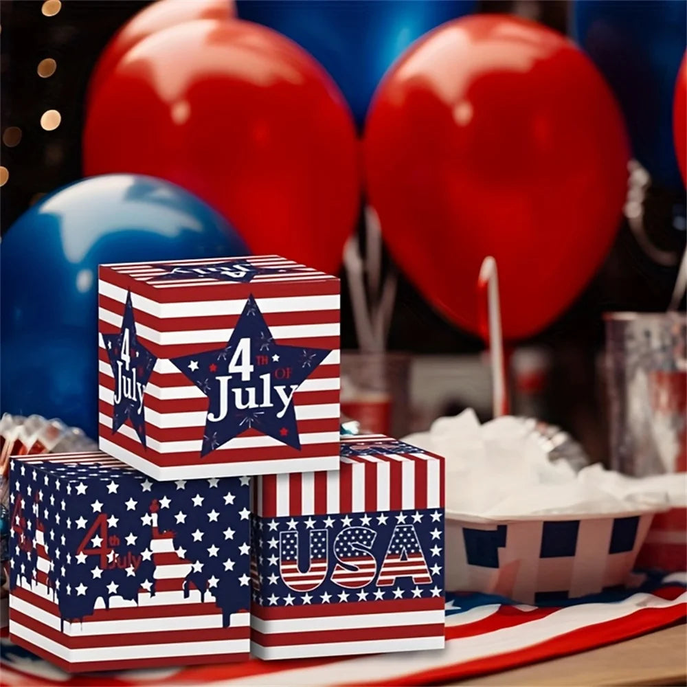12 pcs Variety Holiday Gift Boxes- 4th of July, Memorial Day, Labor Day