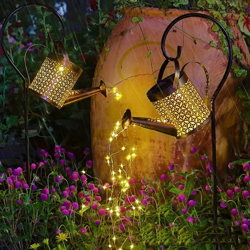 Solar Watering Can Lights- Outdoor