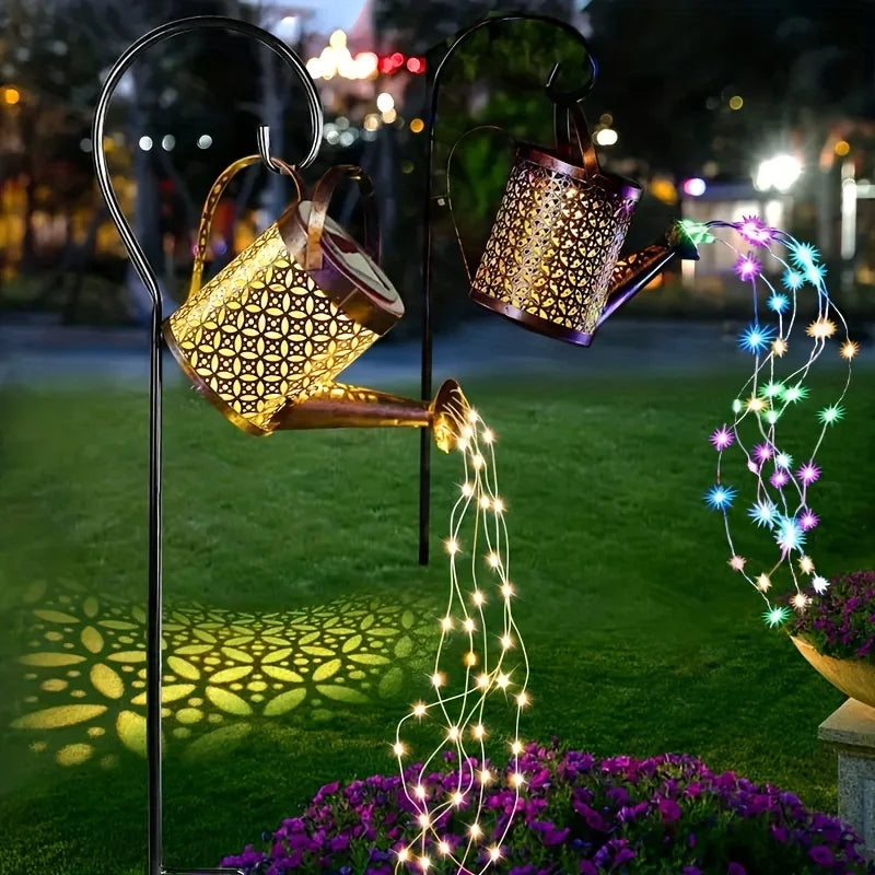 Solar Watering Can Lights- Outdoor