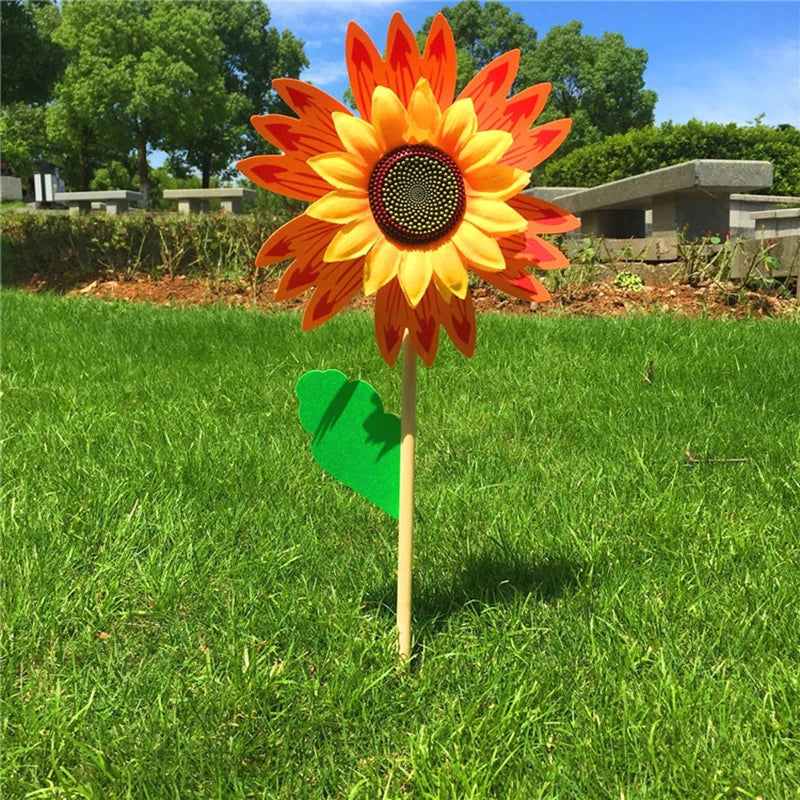 Colorful Sunflower Windmill