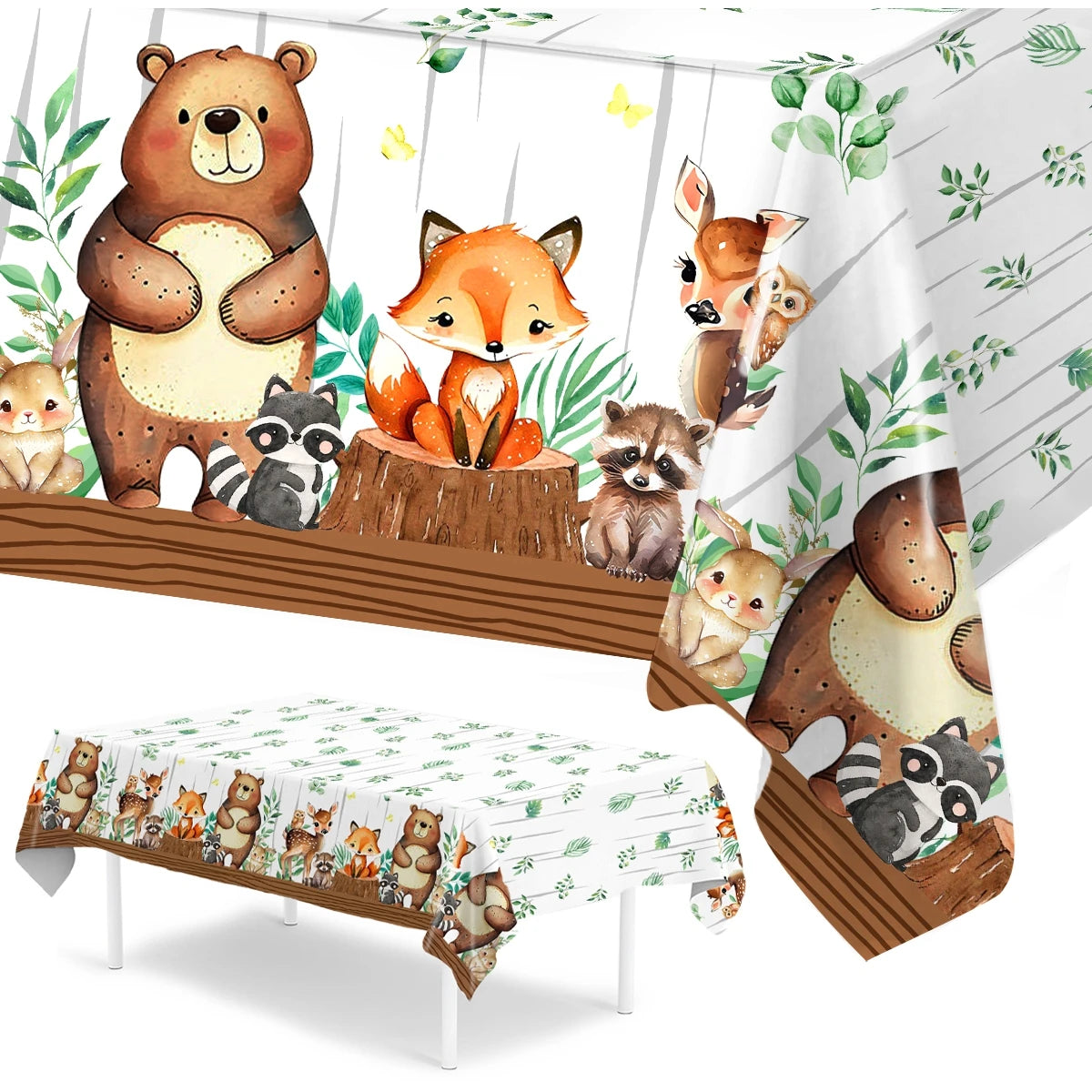 Woodland Animal Party Tablecloth