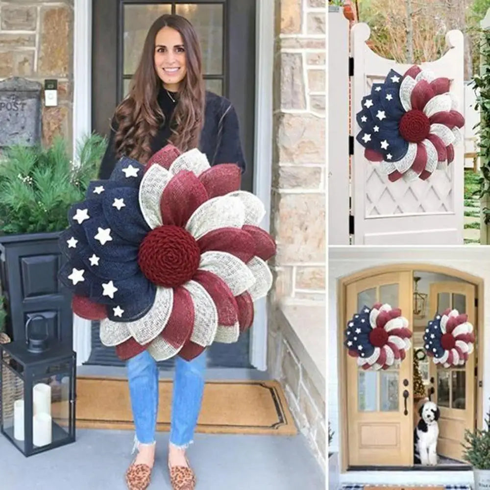 Country Flag Wreath- Holiday
