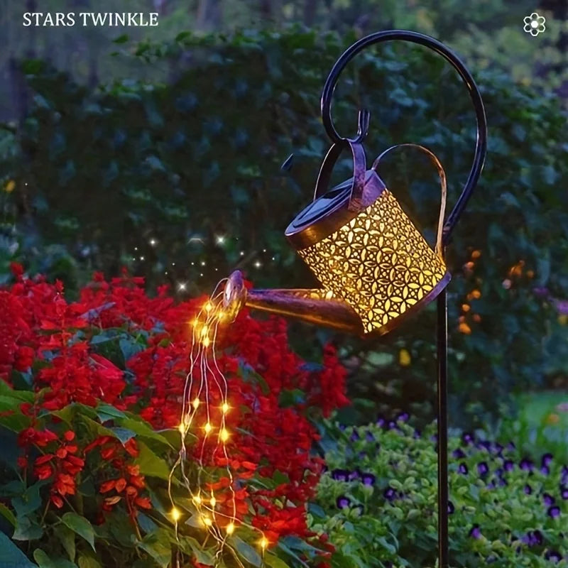 Solar Watering Can Lights- Outdoor
