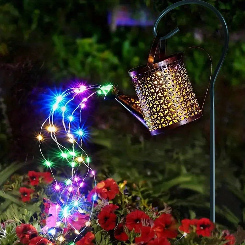 Solar Watering Can Lights- Outdoor