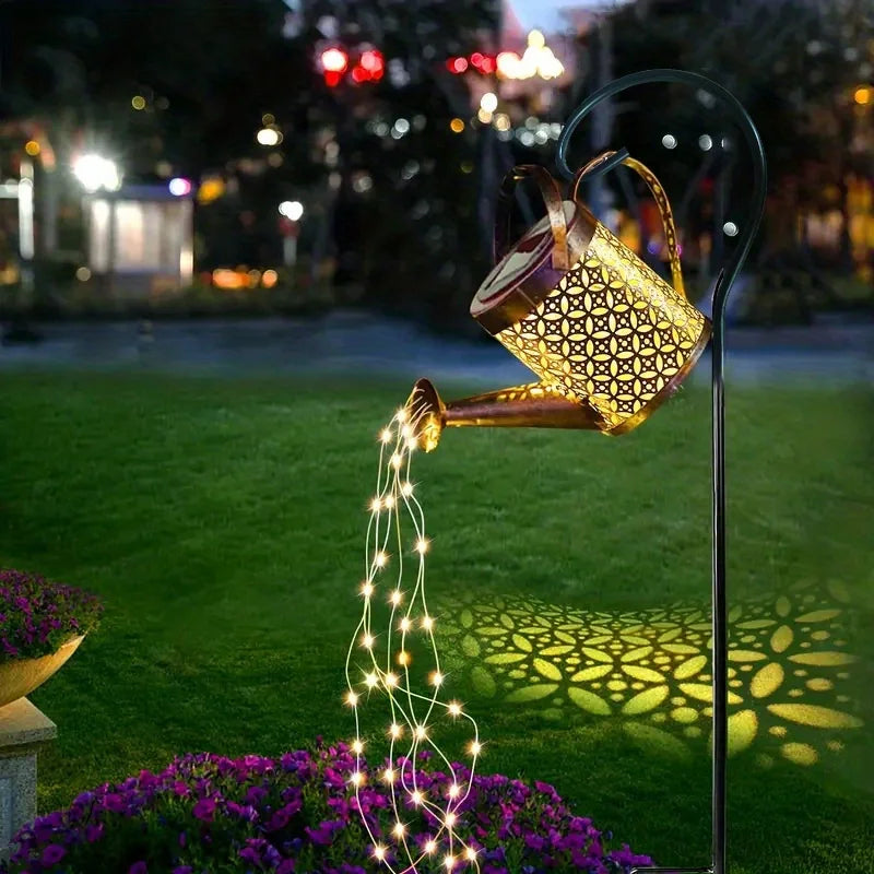 Solar Watering Can Lights- Outdoor
