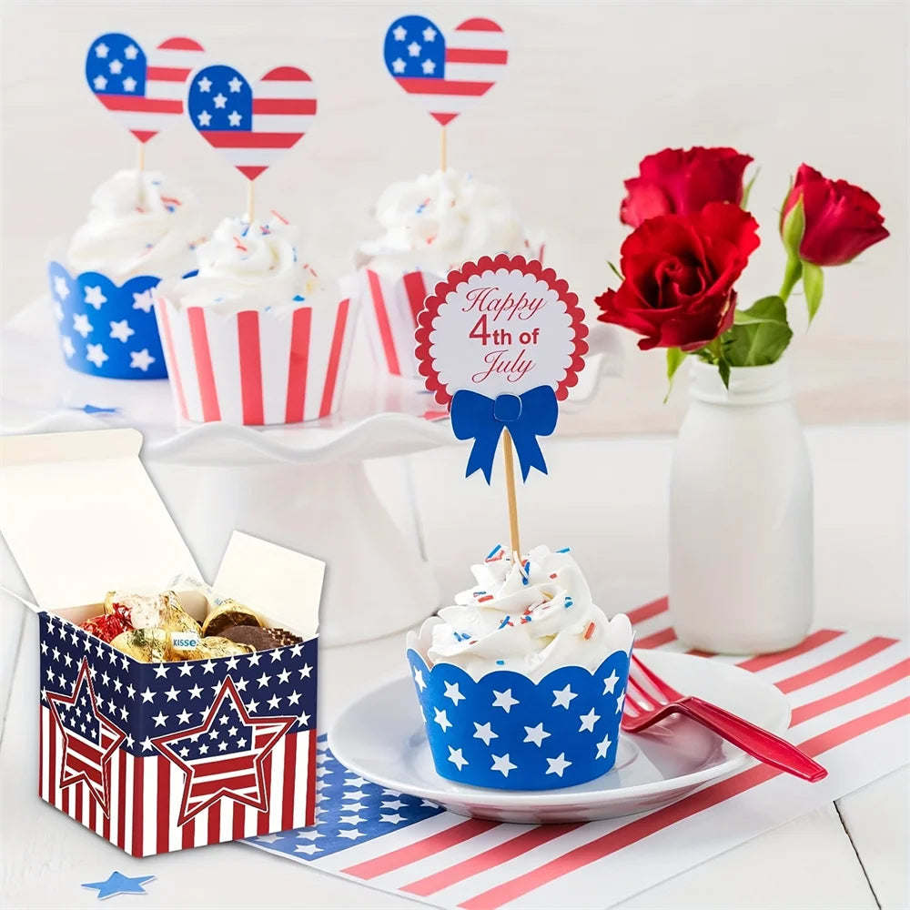 12 pcs Variety Holiday Gift Boxes- 4th of July, Memorial Day, Labor Day