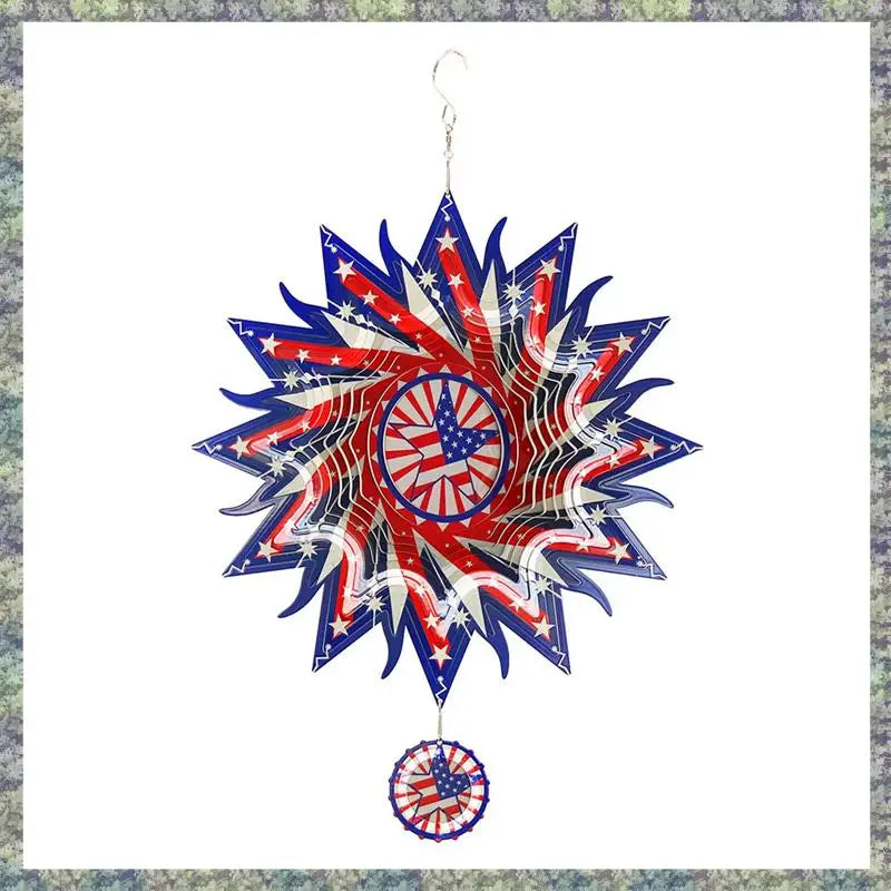 Patriotic Wind Spinner