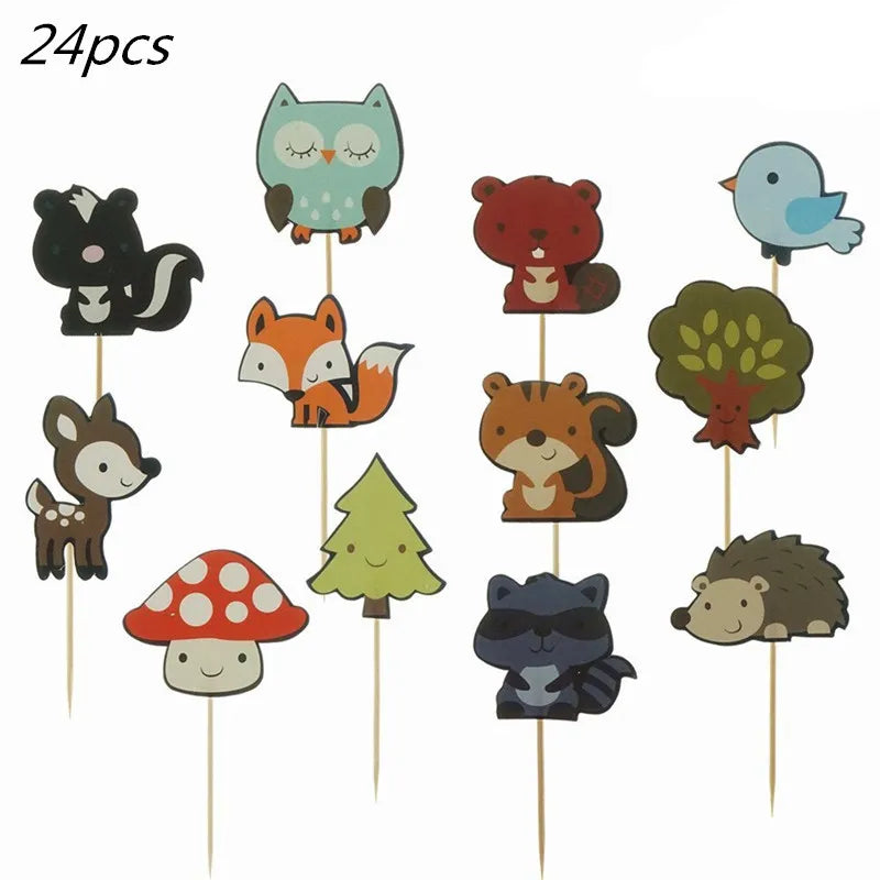 Woodland Animals Party Decor & Supplies