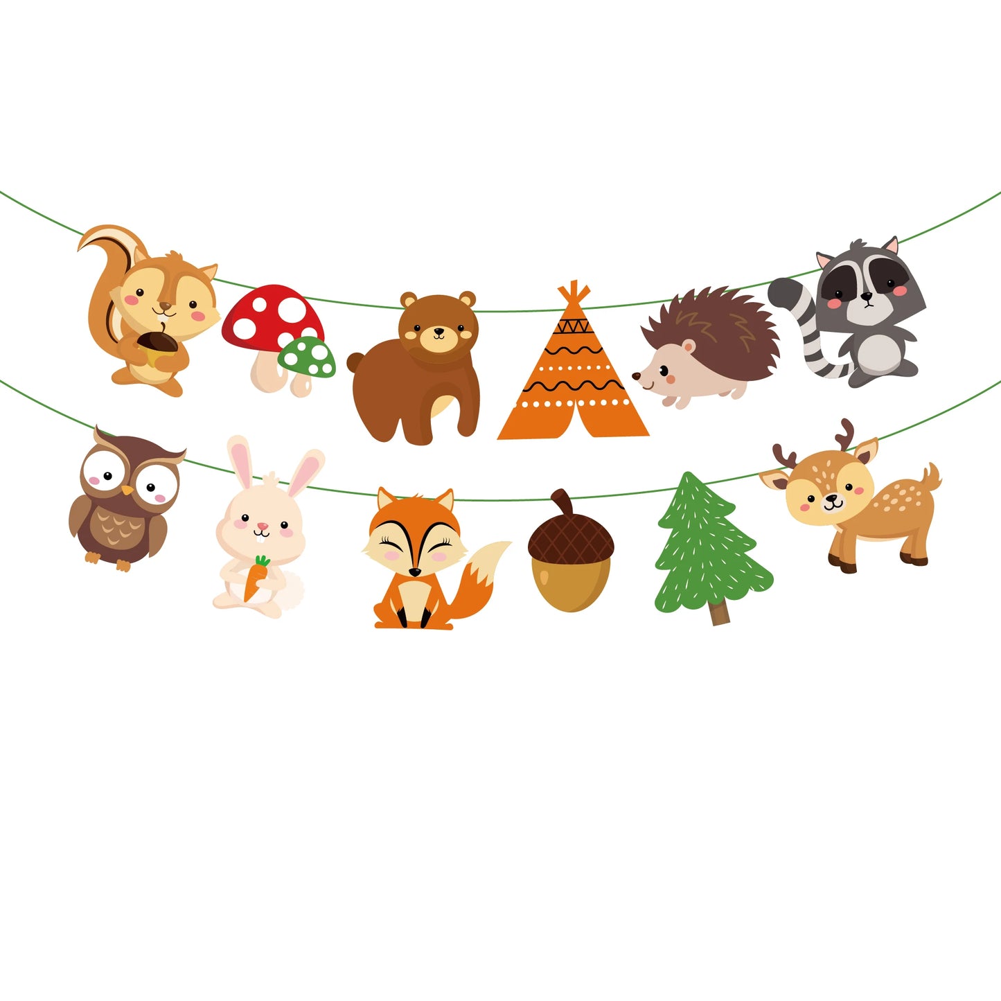 Woodland Animals Party Decor & Supplies
