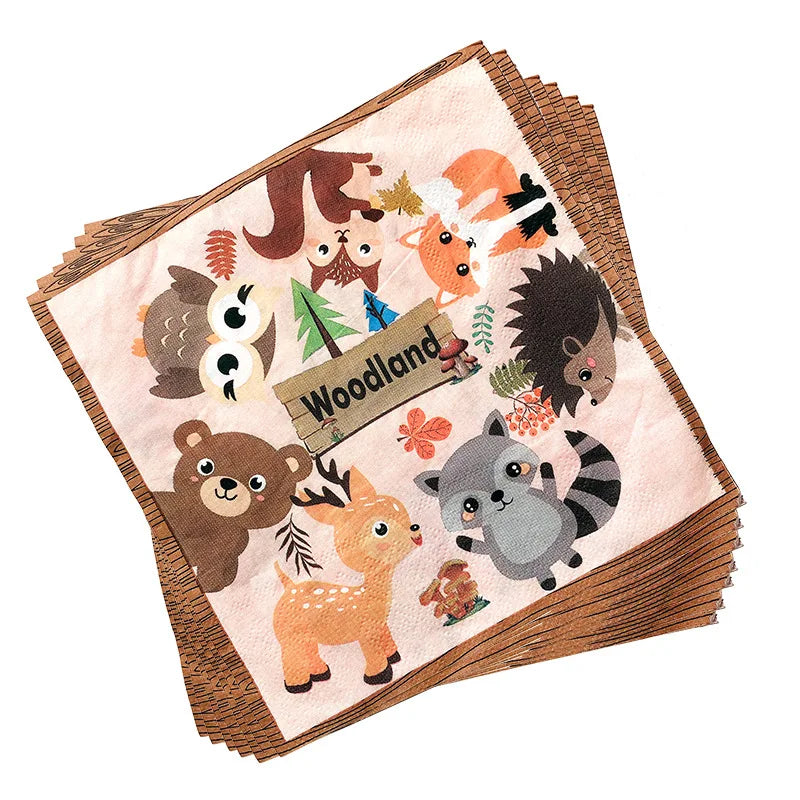 Woodland Animals Party Decor & Supplies