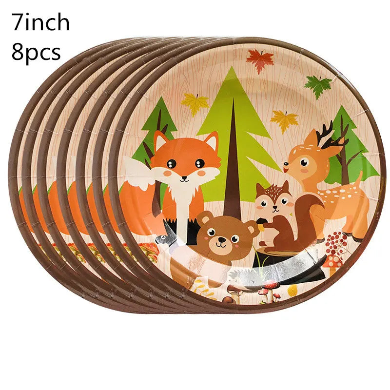 Woodland Animals Party Decor & Supplies