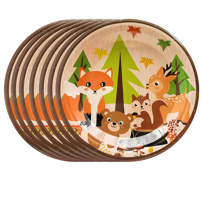 Woodland Animals Party Decor & Supplies