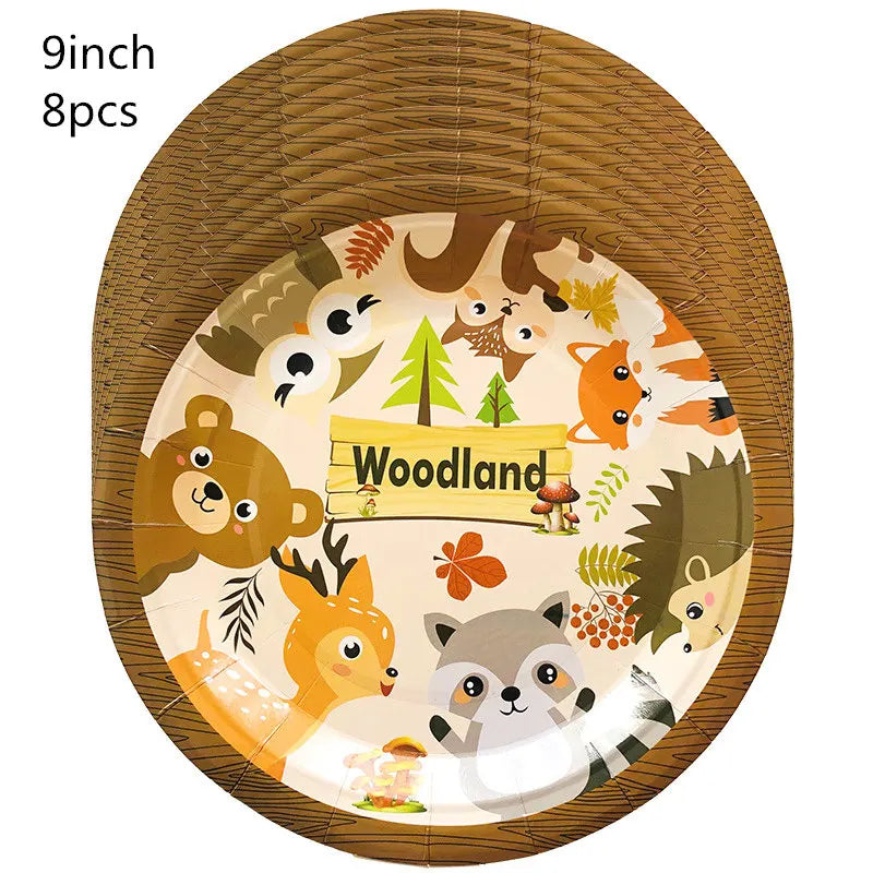 Woodland Animals Party Decor & Supplies