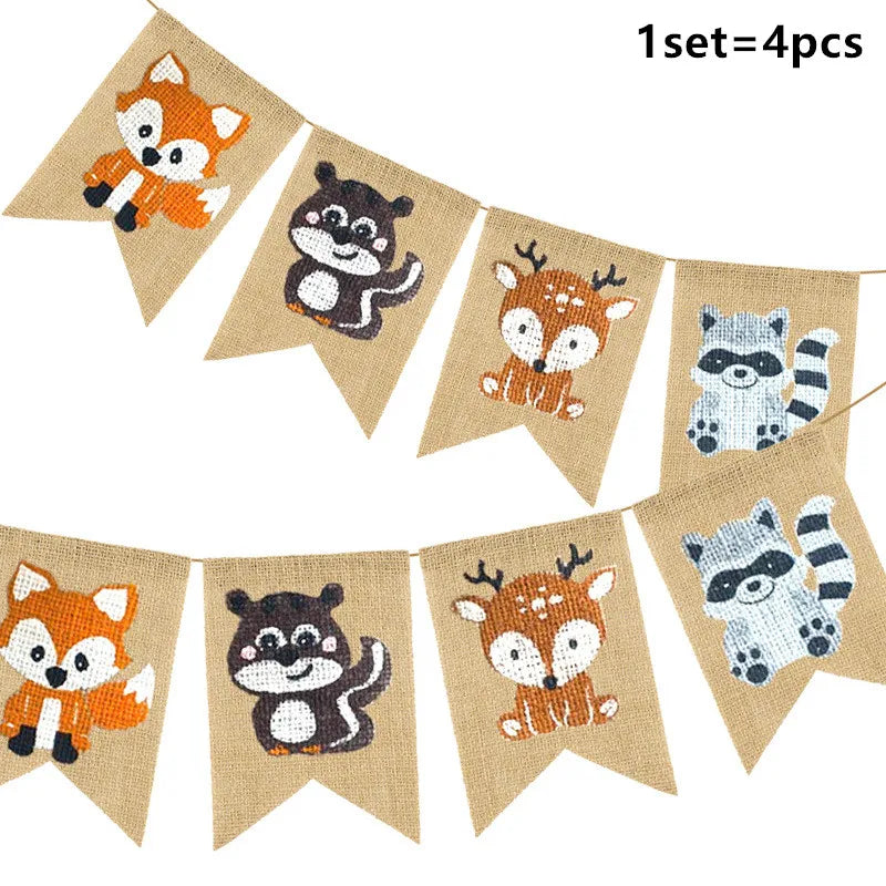 Woodland Animals Party Decor & Supplies