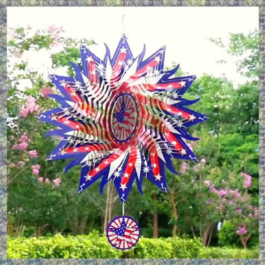 Patriotic Wind Spinner