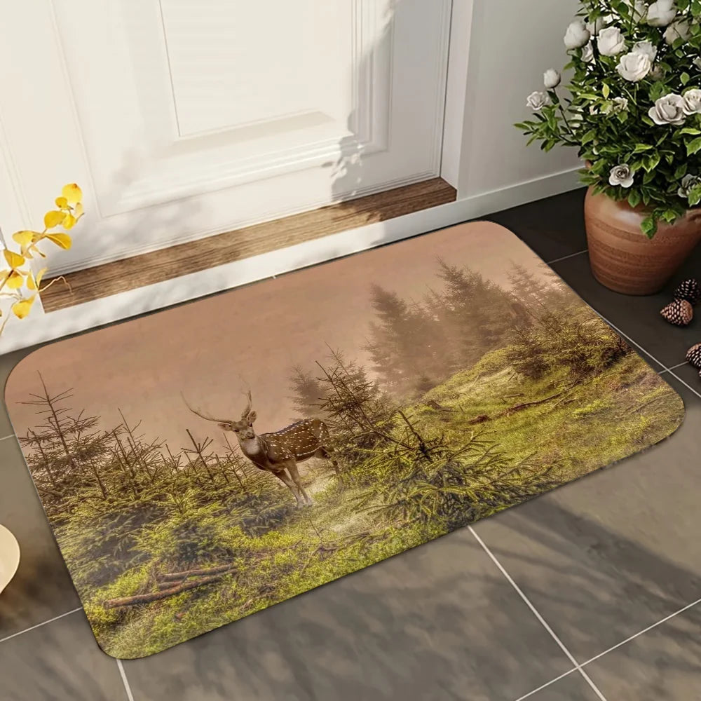 Deer Bathroom, Anti-Slip Mats, Home Decor Supplies