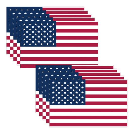 American Flag Stickers/Decals- 10 pcs