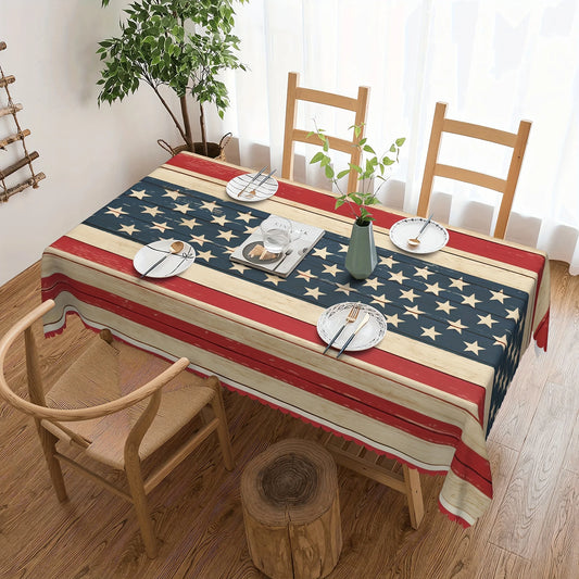 American Flag- Holiday Tablecloth