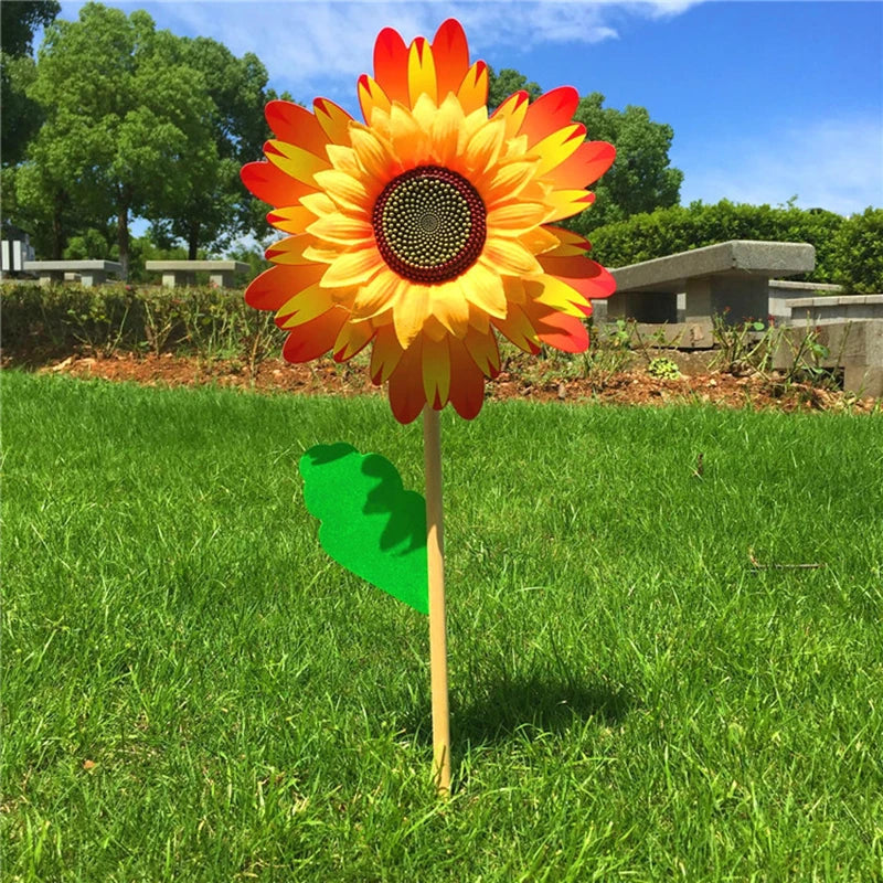 Colorful Sunflower Windmill