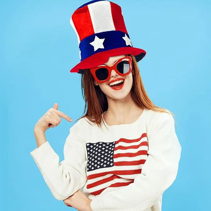 Uncle Sam Dress Up Holiday Party Top Hat