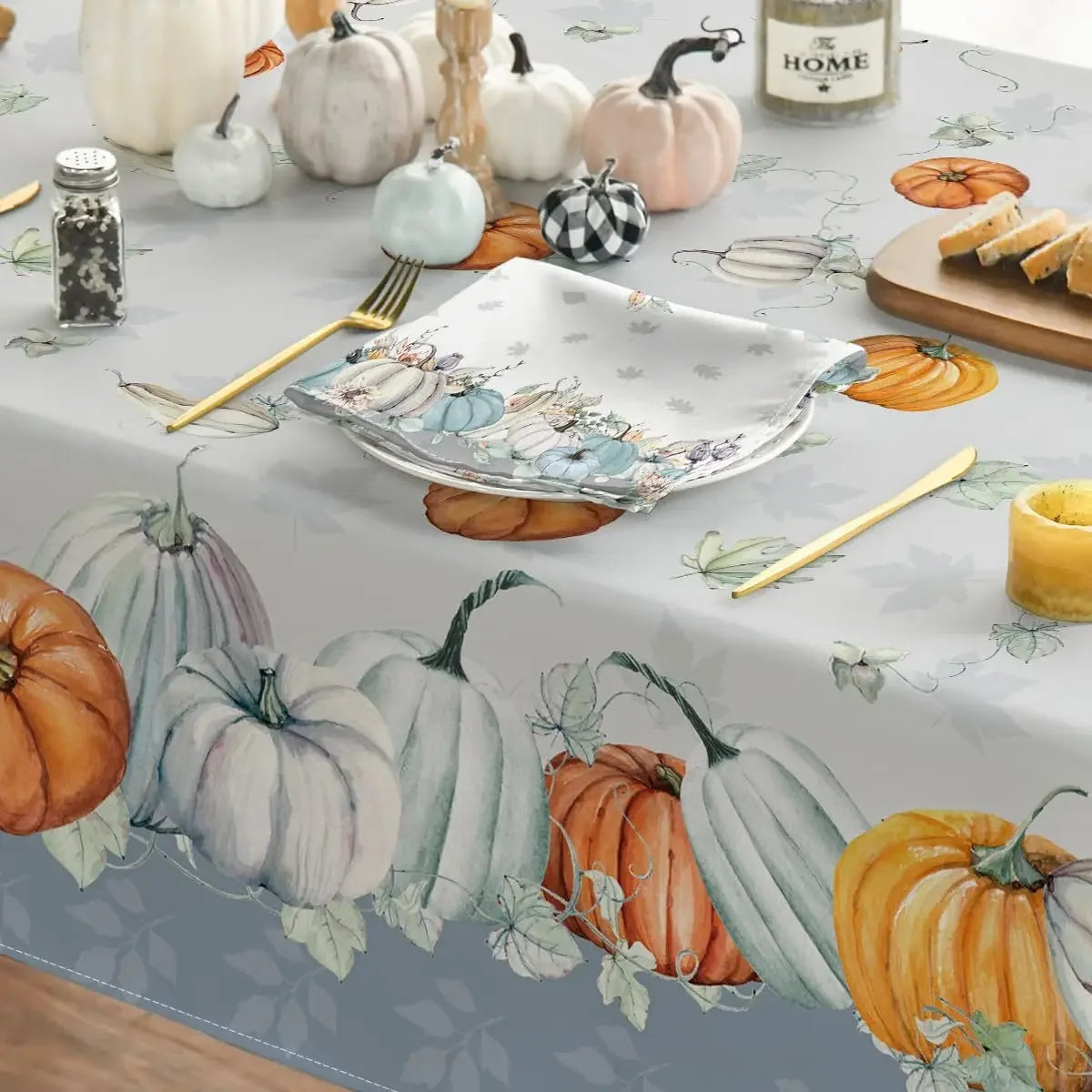 Fall-Pumpkins-Holiday Tablecloth