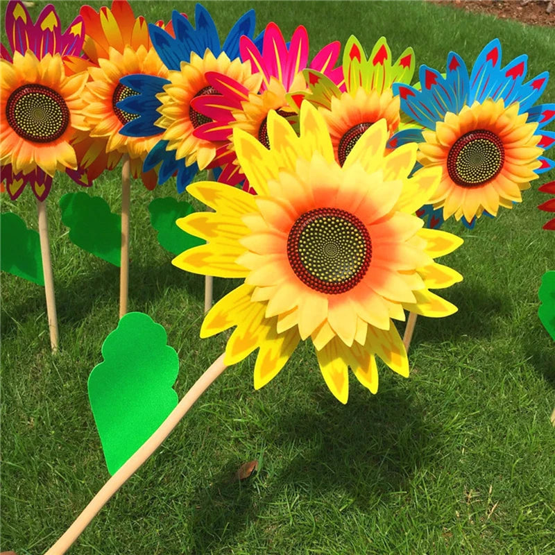 Colorful Sunflower Windmill