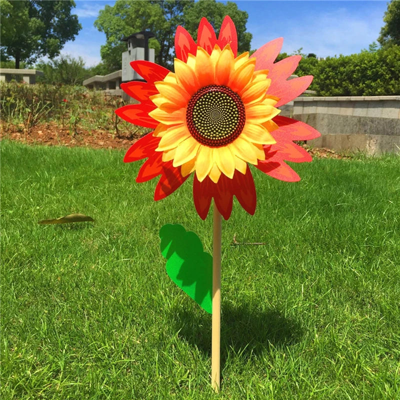 Colorful Sunflower Windmill