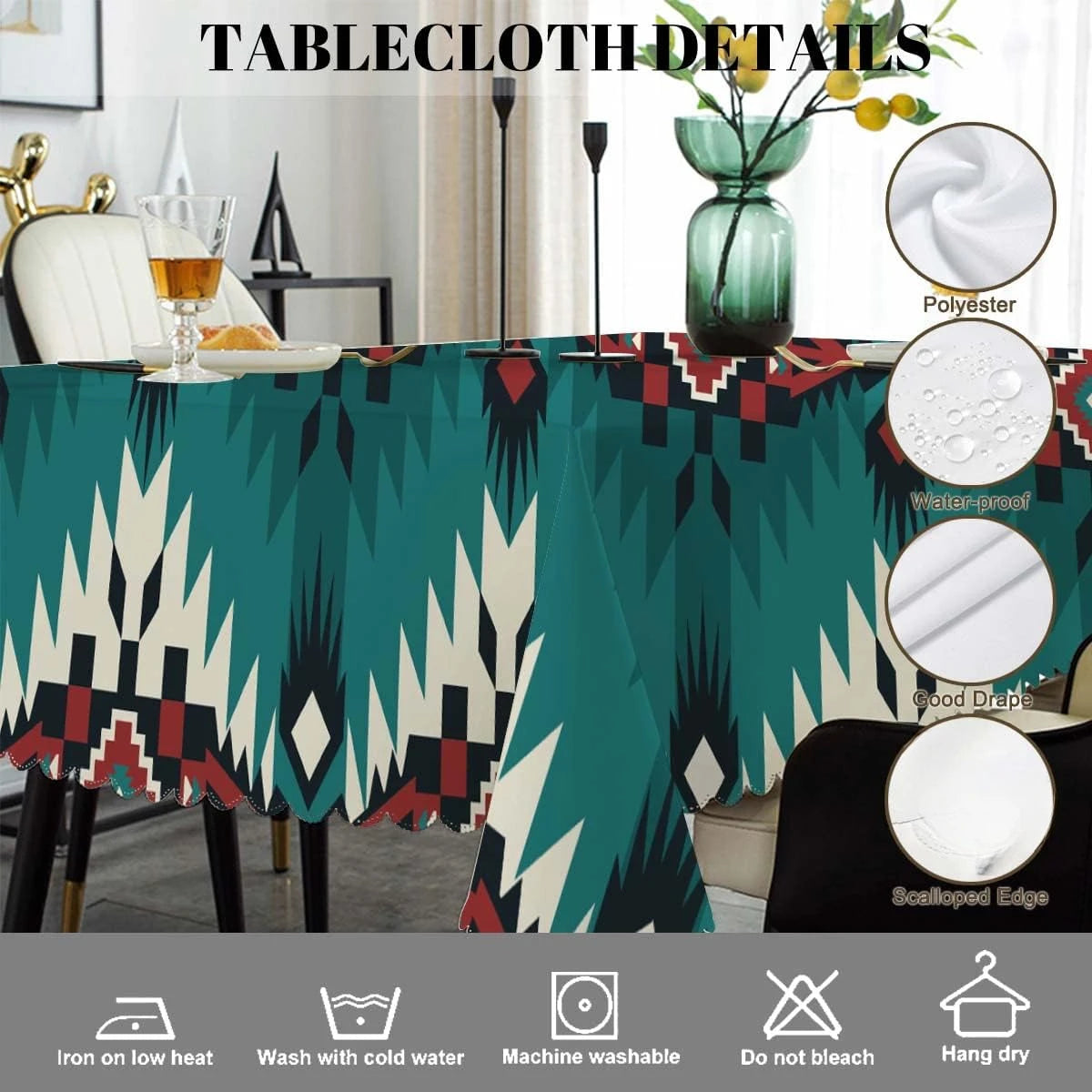 Aztec Pattern Tablecloth