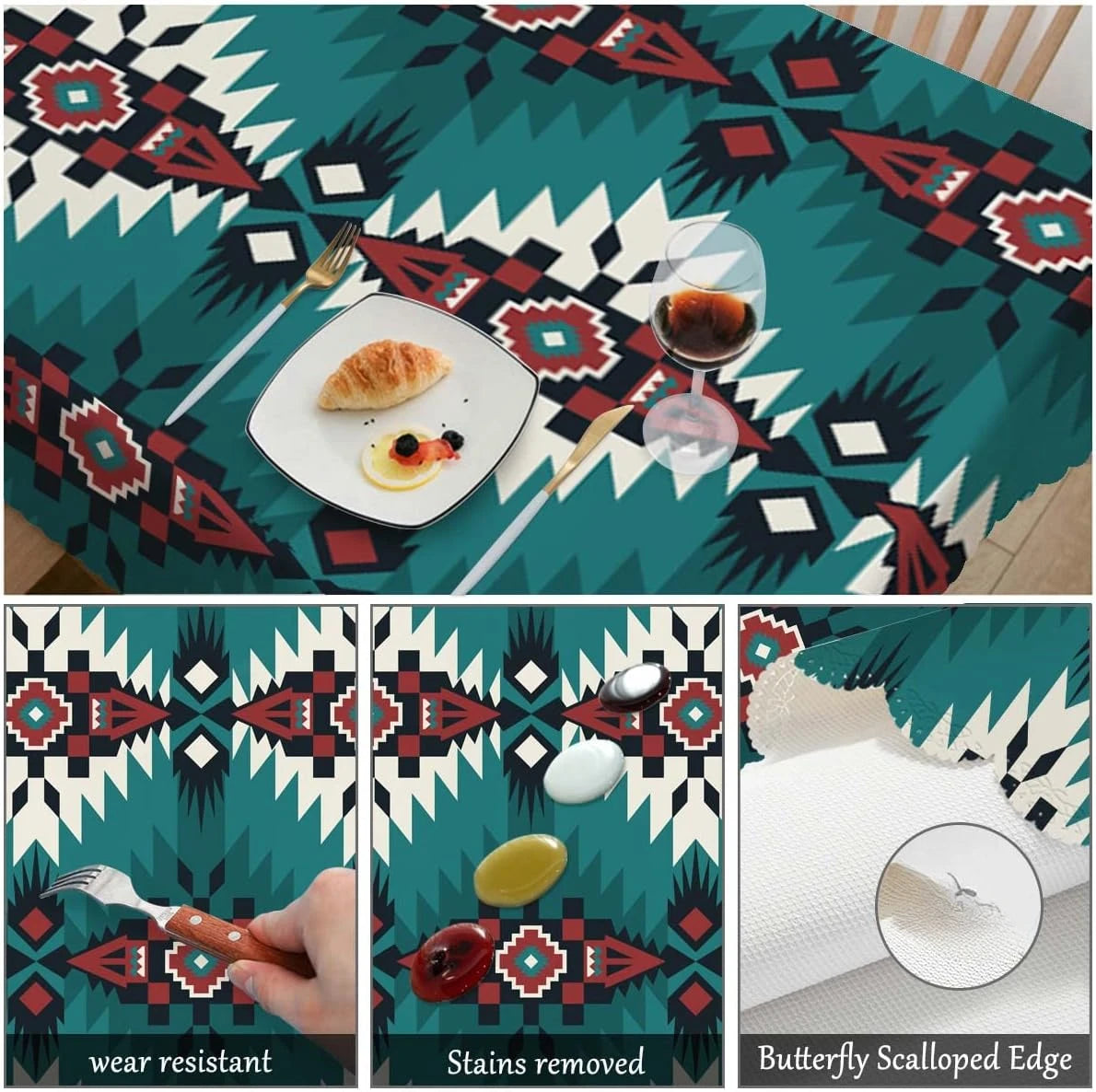 Aztec Pattern Tablecloth