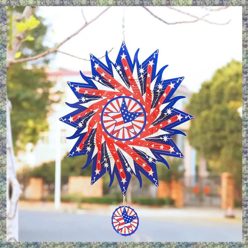 Patriotic Wind Spinner