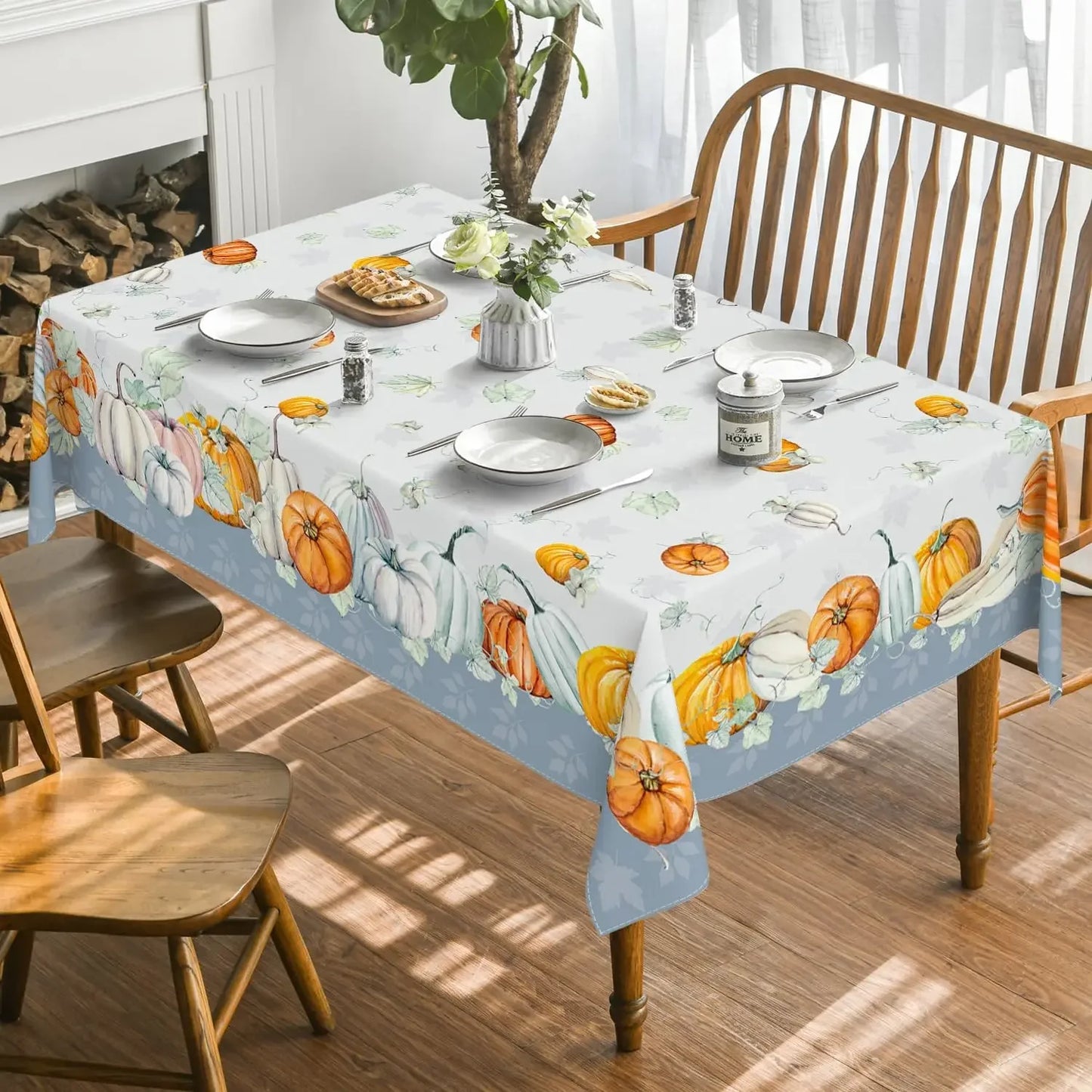 Fall-Pumpkins-Holiday Tablecloth