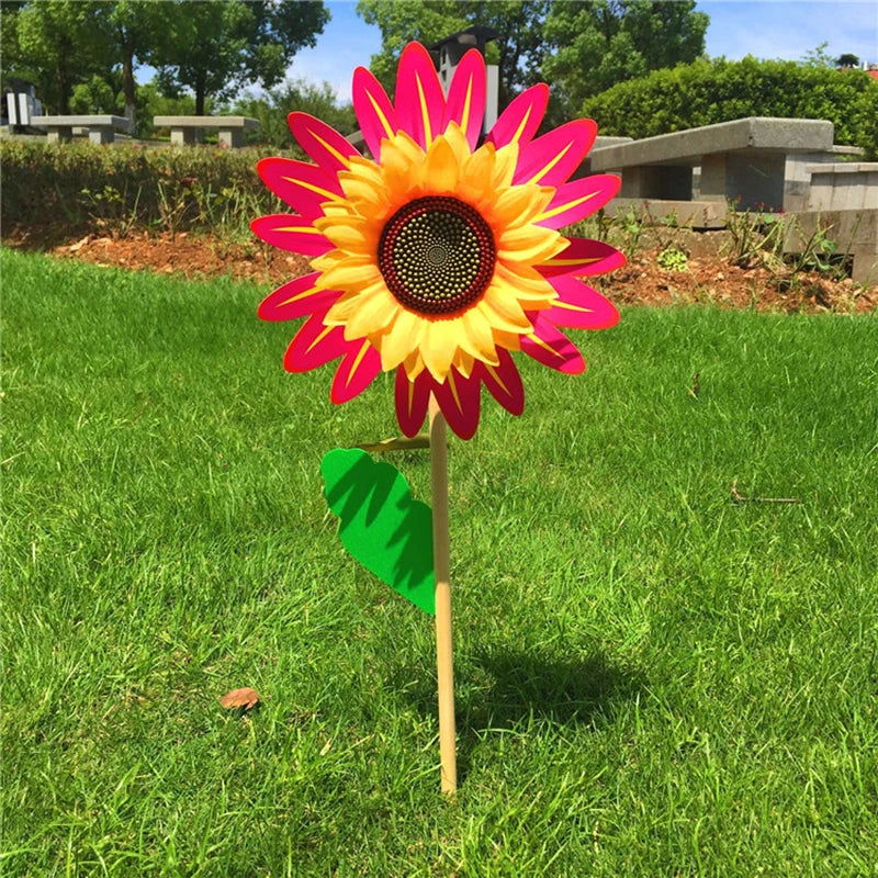 Colorful Sunflower Windmill