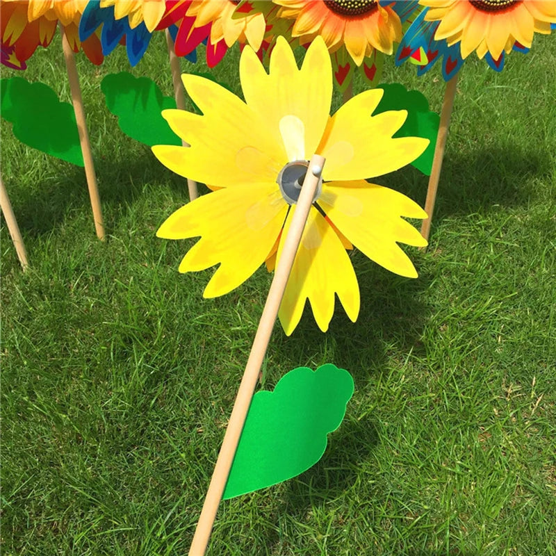 Colorful Sunflower Windmill