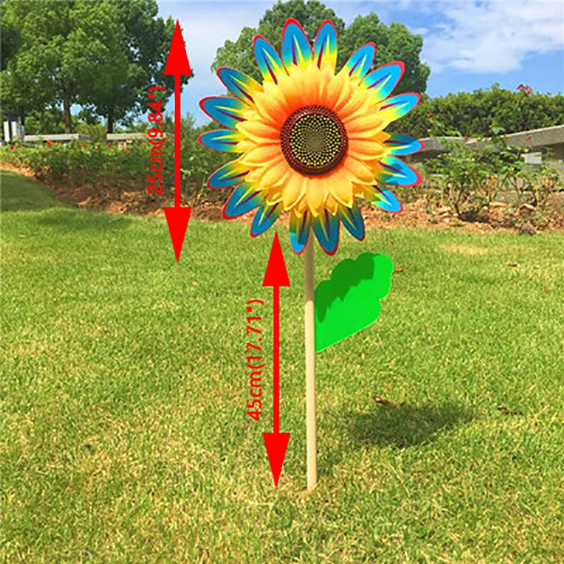Colorful Sunflower Windmill