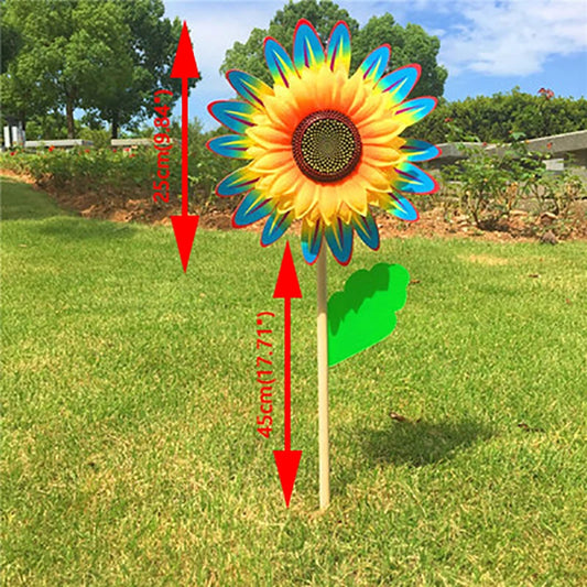 Colorful Sunflower Windmill