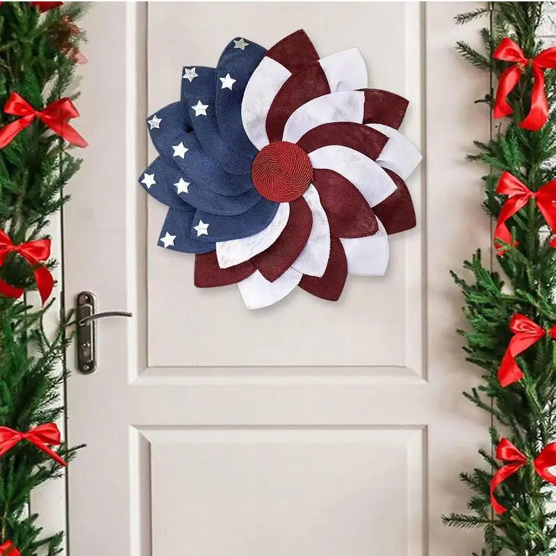 Country Flag Wreath- Holiday