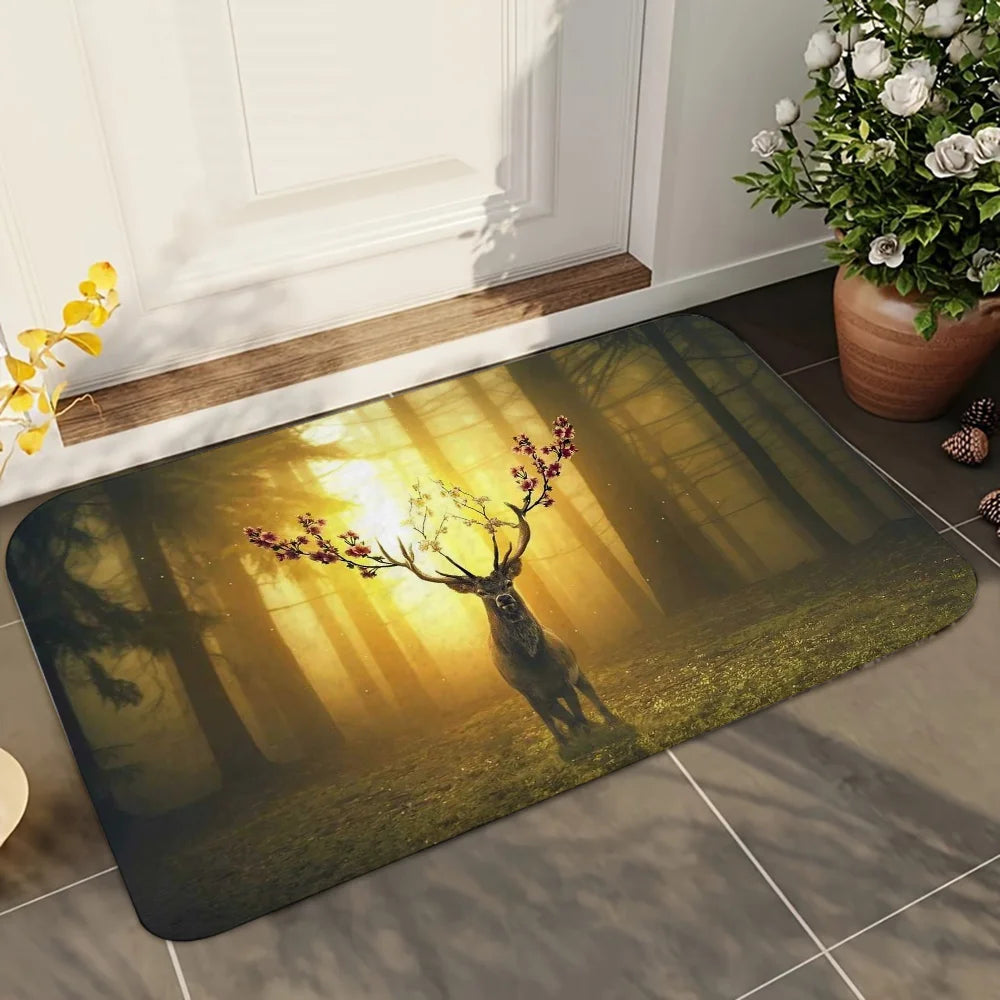 Deer Bathroom, Anti-Slip Mats, Home Decor Supplies