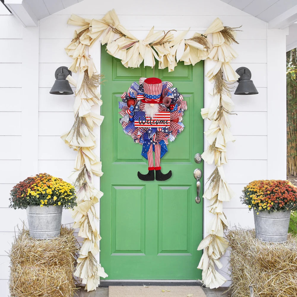 Patriotic Holiday Wreath